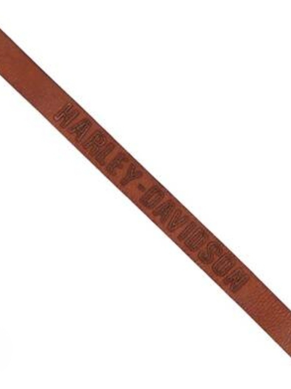 Harley-Davidson Tan/Brown Embossed Leather Belt